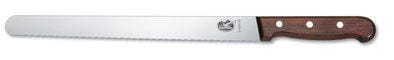 Victorinox ham knife wavy blade, Wooden handle Victorinox