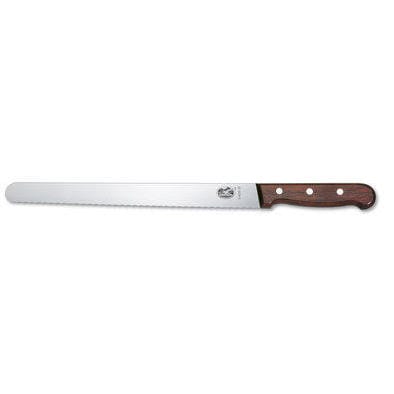 Victorinox ham knife wavy blade, Wooden handle Victorinox