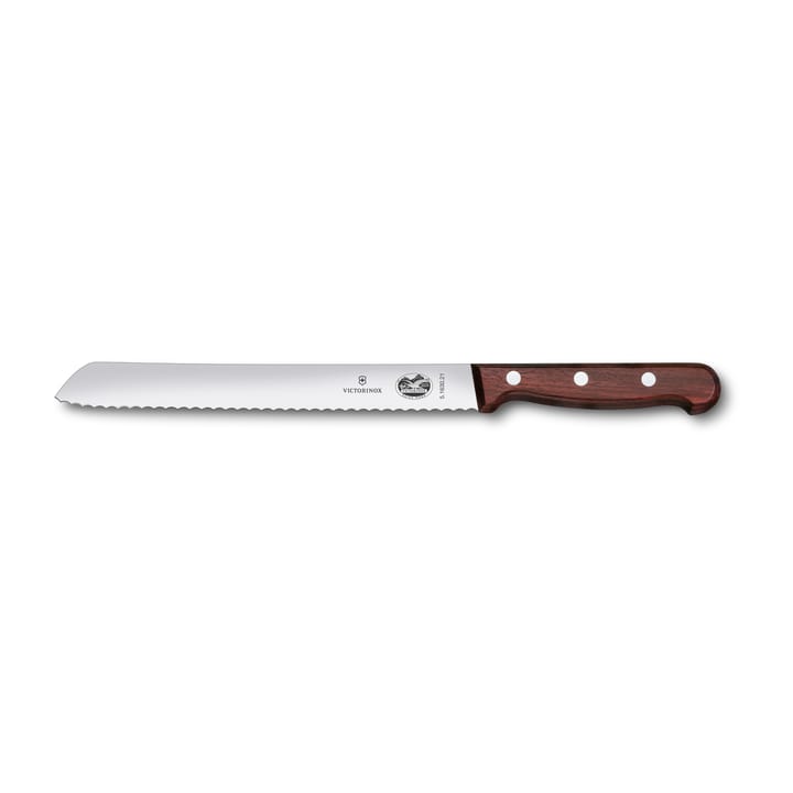 Wood knife set bread knife & knife, Stainless steel-maple Victorinox