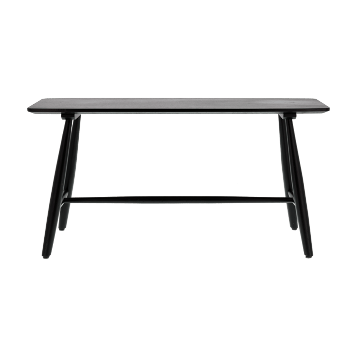 Best bench 90x28x45 cm - Black solid oak - Villa Collection