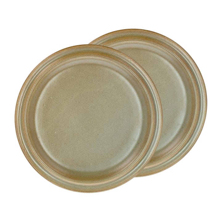 Evig lunch plate Ø20 cm 2-pack, Brown Villa Collection