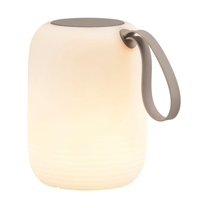 Hav LED lamp with speaker portable Ø12,5 cm, White-sand Villa Collection