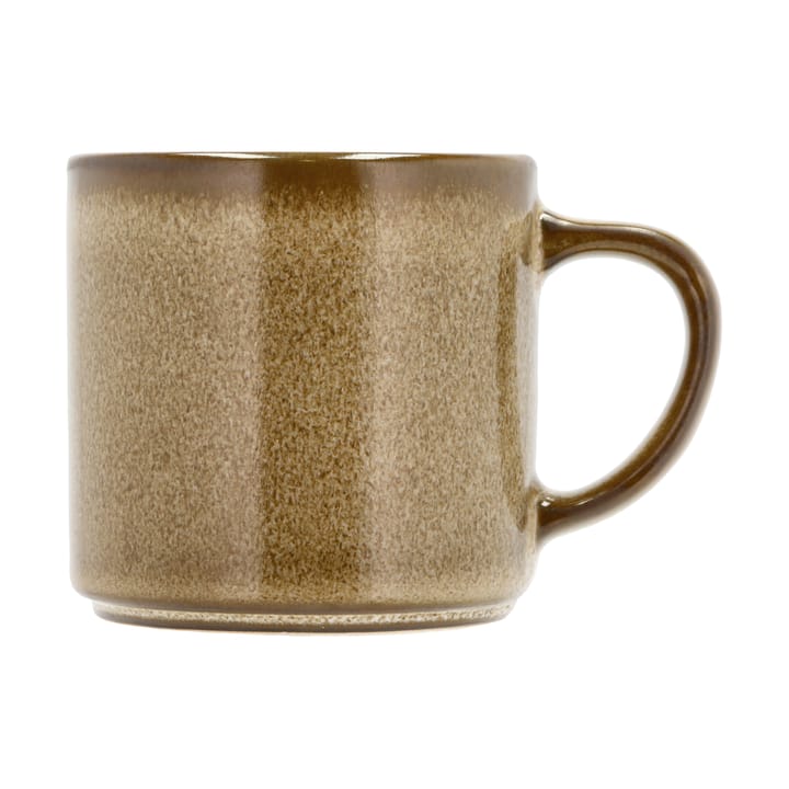 Iris mug with handle 400 ml - Brown - Villa Collection