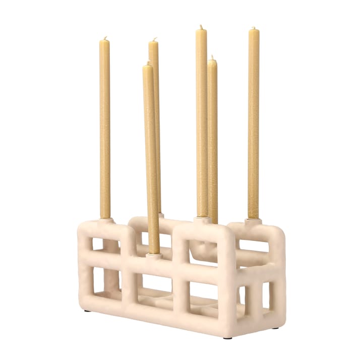 Lyng candlestick 6 candles, Sand Villa Collection