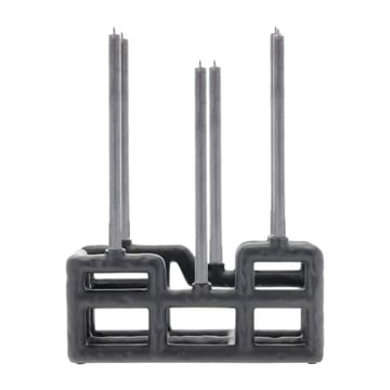 Lyst candlestick 6 candles - Black - Villa Collection