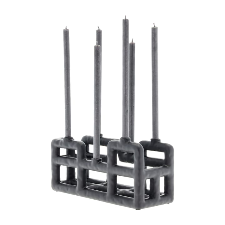 Lyst candlestick 6 candles, Black Villa Collection