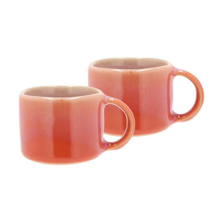 Styles espresso cup 8 cl 2-pack - Purple-orange - Villa Collection