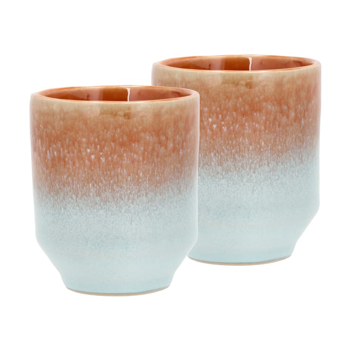 Styles mug 18 cl 2-pack, Blue-amber Villa Collection