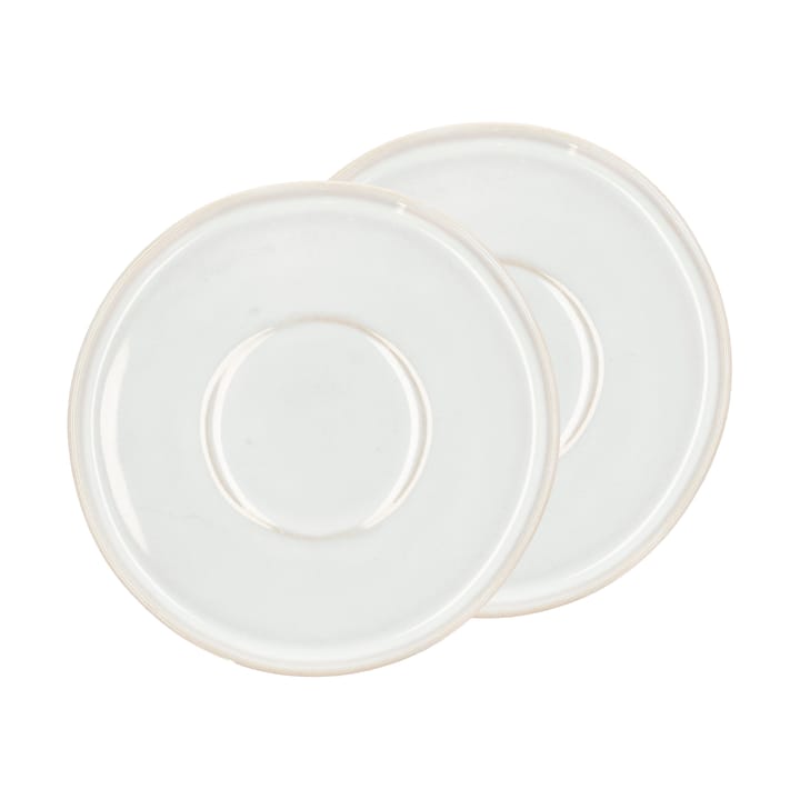 Styles tea saucer Ø13 cm 2-pack - Cream white - Villa Collection