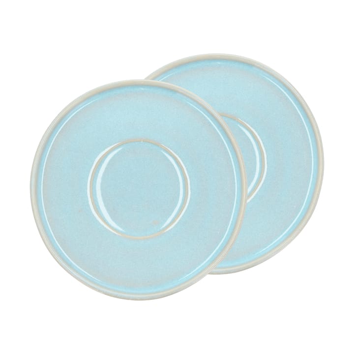 Styles tea saucer Ø13 cm 2-pack, Light blue Villa Collection