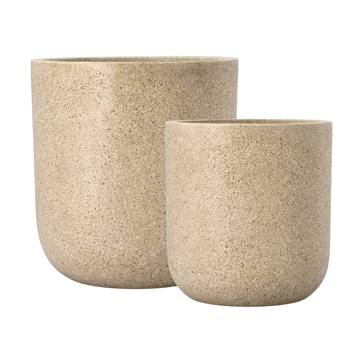 Thum flower pot nature set of 2, Ø27 cm-Ø37 cm Villa Collection