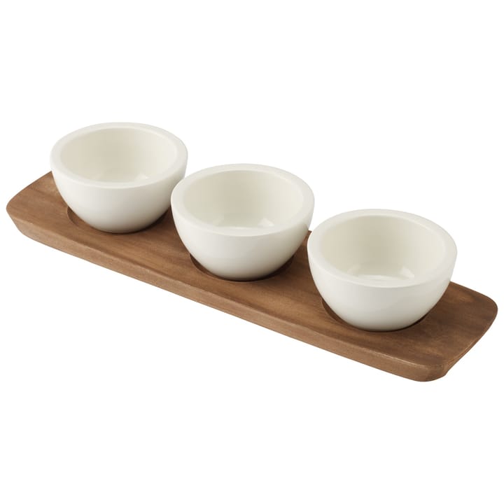 Artesano Original dip bowl with coaster, White-acacia Villeroy & Boch