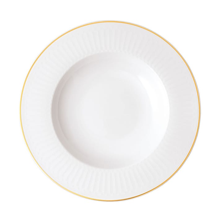 Château Septfontaines deep  plate Ø24.5x3.5 cm, White-gold Villeroy & Boch