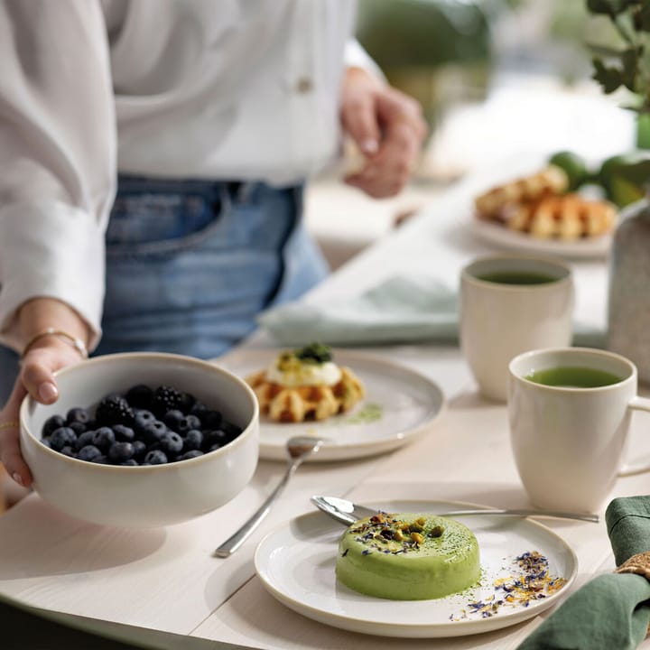 Crafted cotton dinner set 6 pieces, White Villeroy & Boch