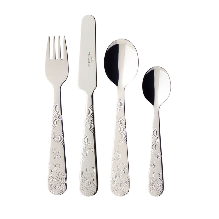 Hungry as a Bear children's cutlery 4 pieces, Stainless steel Villeroy & Boch