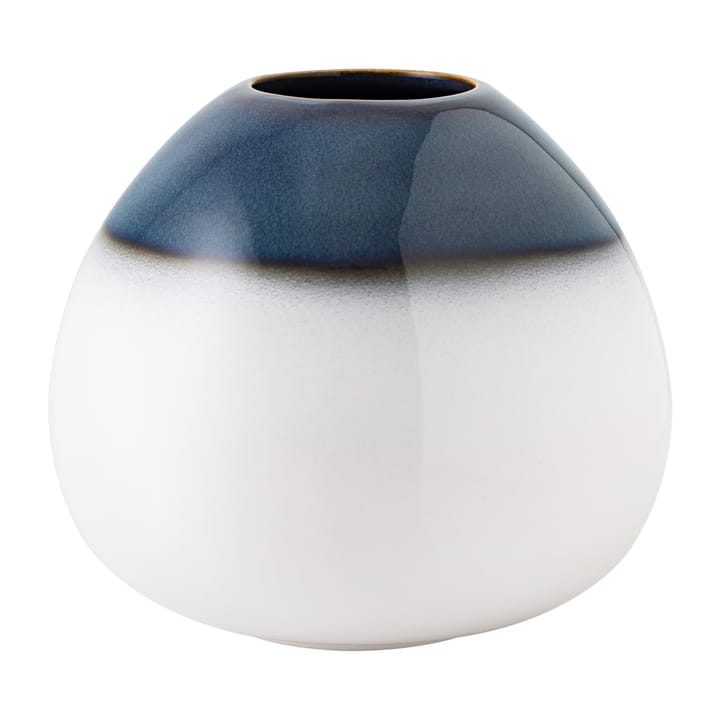 Lave Home egg-shaped vase 13 cm, Blue-white Villeroy & Boch