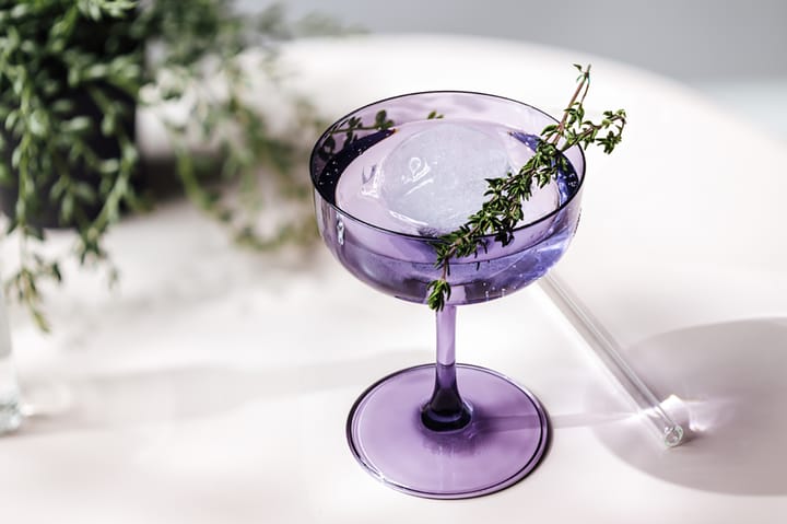 Like champagne glass coupe 10 cl 2-pack, Lavender Villeroy & Boch