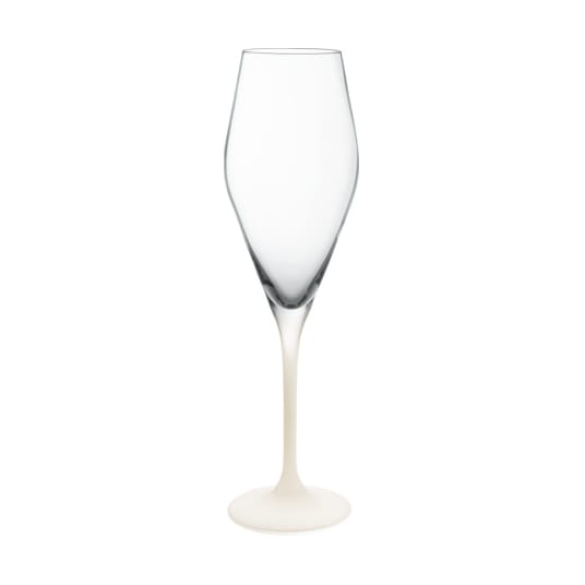 Manufacture Rock champagne glass 26 cl 4-pack, Clear-white Villeroy & Boch