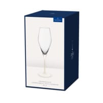 Manufacture Rock champagne glass 26 cl 4-pack, Clear-white Villeroy & Boch