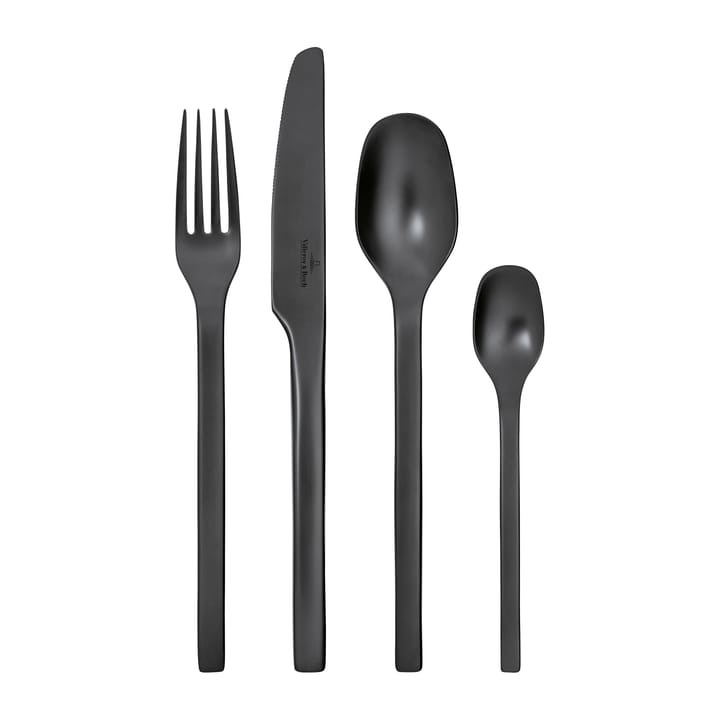 Manufacture Rock cutlery 16 pieces, Black Villeroy & Boch