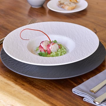 Manufacture Rock Gourmet plate Ø32 cm - black - Villeroy & Boch