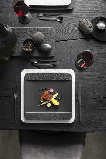 Manufacture Rock plate 28x28 cm - Black - Villeroy & Boch