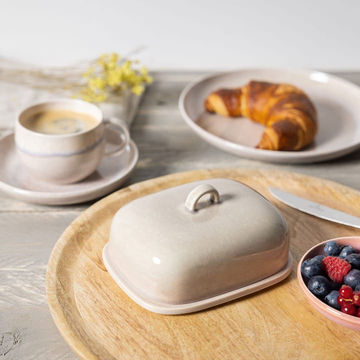 Perlemor Home butter dish 15.5x12.5 cm, Beige Villeroy & Boch