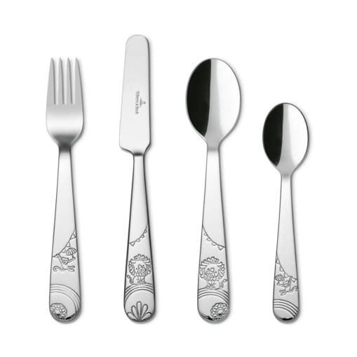 Roar like a Lion children's cutlery 4 pieces, Stainless steel Villeroy & Boch