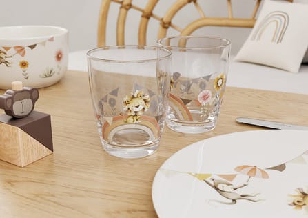 Roar like a Lion children's drinking glasses 15 cl 2-pack, Multi Villeroy & Boch