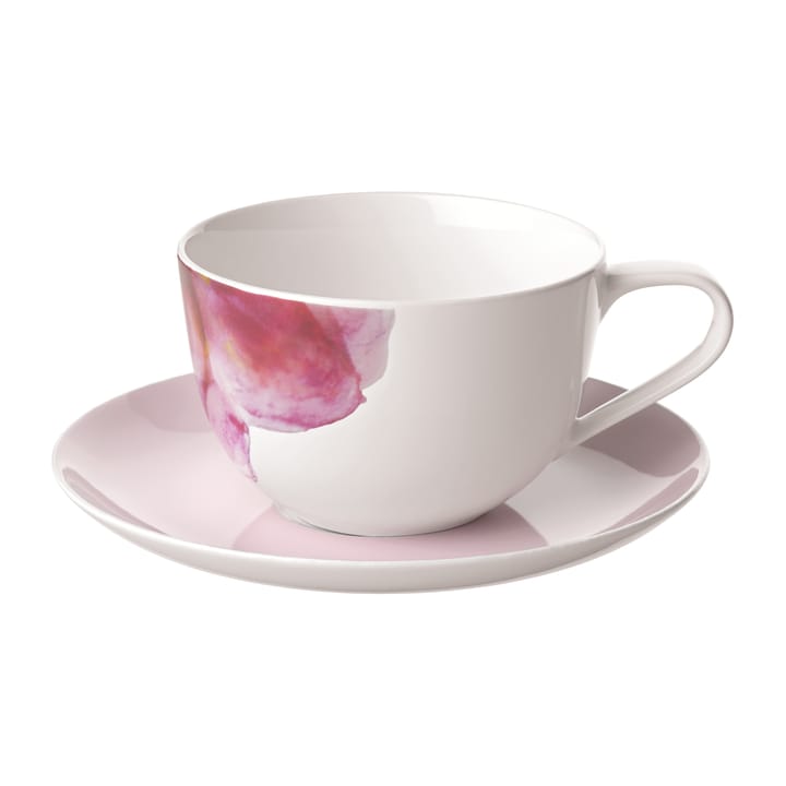 Rose Garden cup with saucer, Pink-white Villeroy & Boch