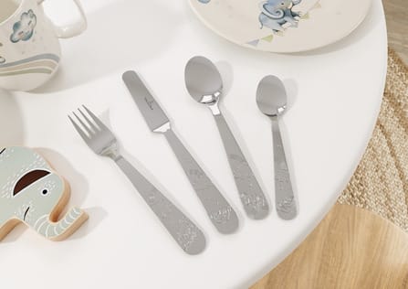 Walk like an Elephant children's cutlery 4 pieces, Stainless steel Villeroy & Boch