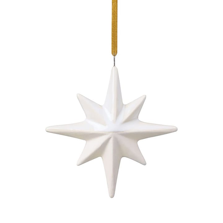 Winter Glow Christmas tree bauble star - White-beige - Villeroy & Boch