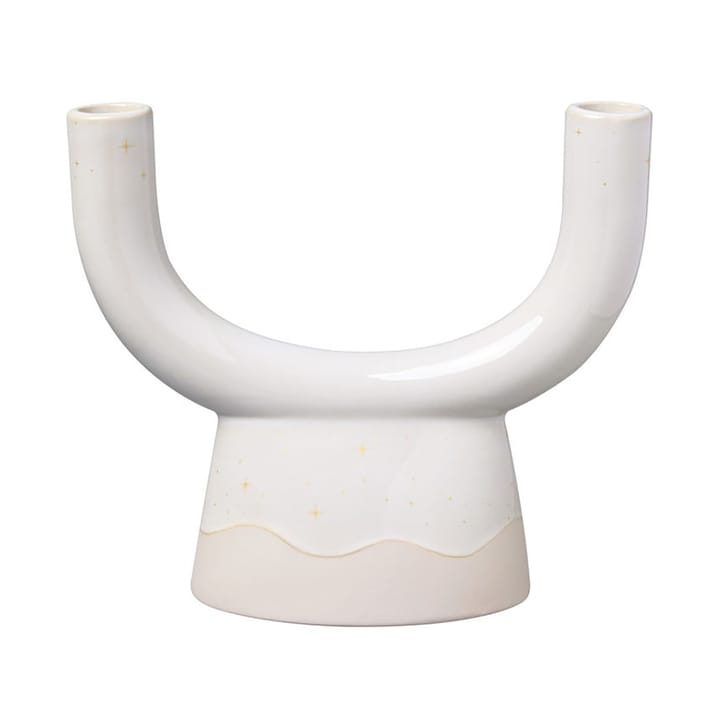 Winter Glow U-shape candle sticks, White-beige Villeroy & Boch