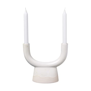 Winter Glow U-shape candle sticks - White-beige - Villeroy & Boch