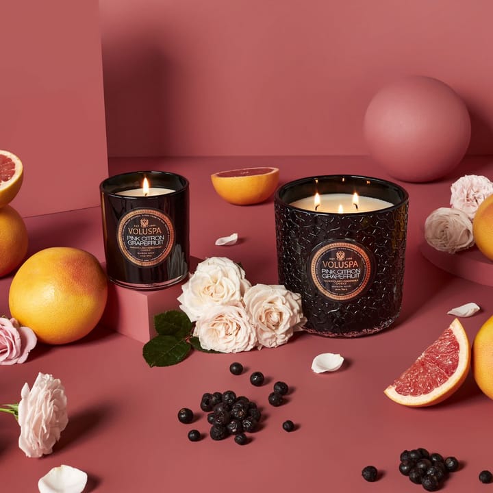 Classic Maison Noir scented 60 hours, Pink Citron Grapefruit Voluspa