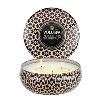 Maison Noir 3-wick Tin scented 40 hours - Pink Citron Grapefruit - Voluspa