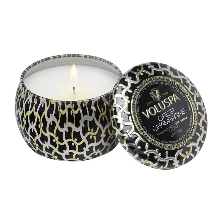 Maison Noir Mini Tin scented 25 hours, Crisp Champagne Voluspa