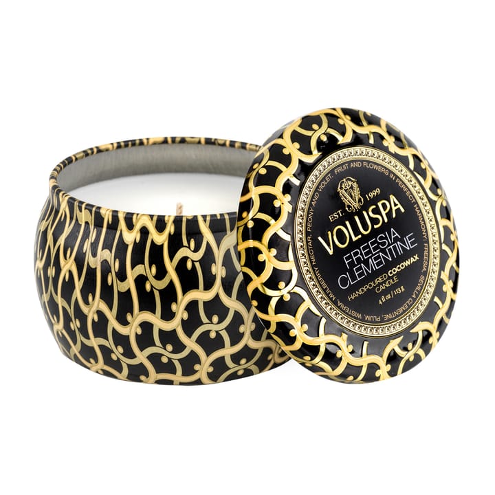 Maison Noir Mini Tin scented 25 hours - Freesia Clementine - Voluspa