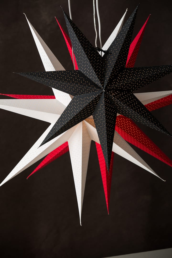 Aino Christmas star black, 60 cm Watt & Veke