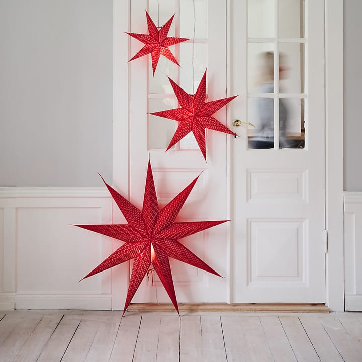 Aino Christmas star slim red, 100 cm Watt & Veke