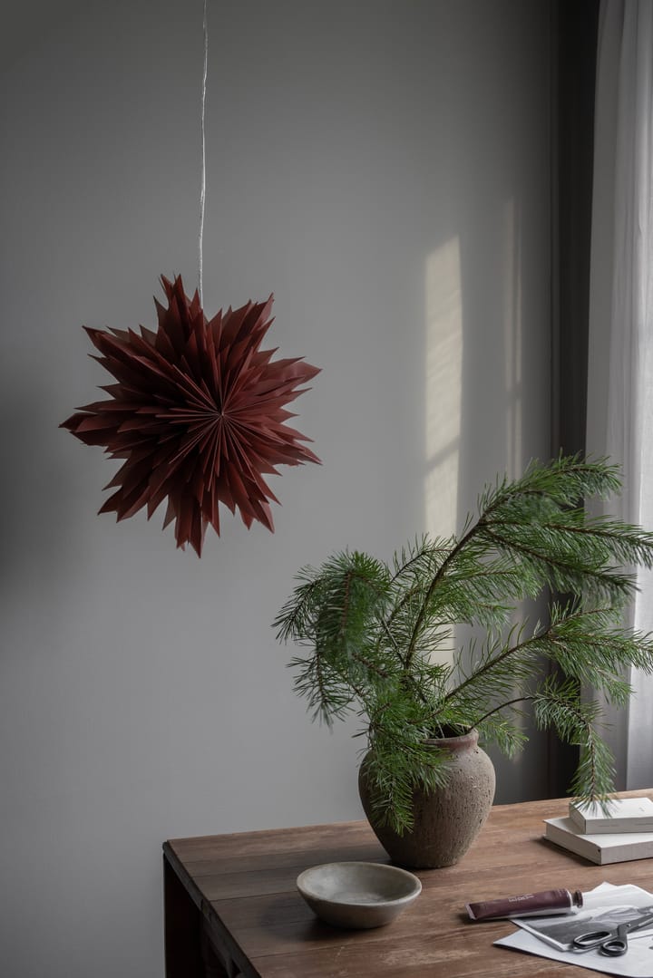 Oslo advent star Ø44 cm, Red ochre Watt & Veke