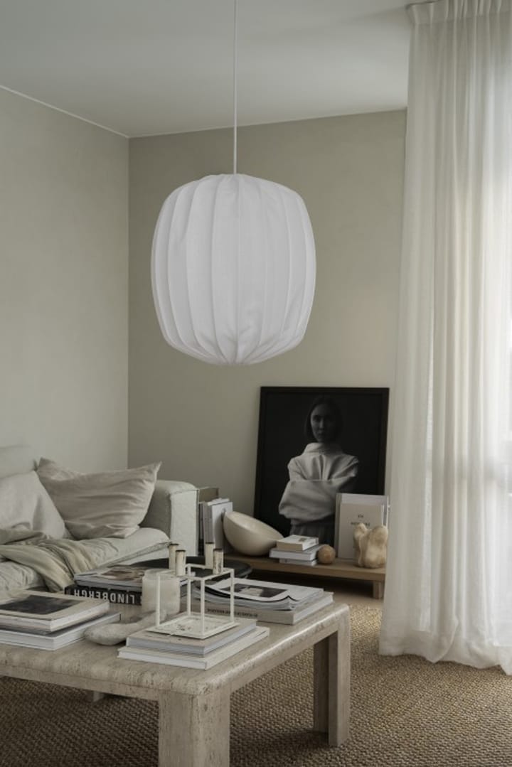 Prisma lamp shade Ø45 cm linen, White Watt & Veke