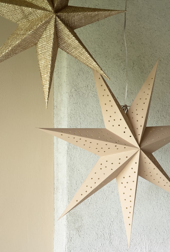 Vera advent star Ø44 cm, Jute Watt & Veke