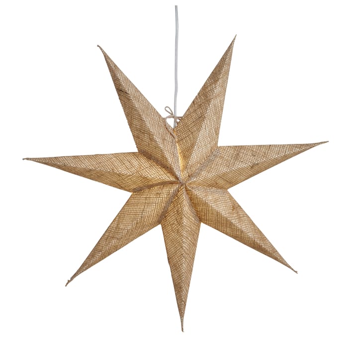 Vera advent star Ø60 cm, Jute Watt & Veke