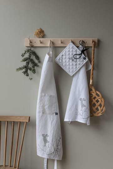 Alv apron - White-grey - Wik & Walsøe