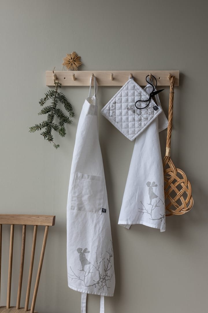 Alv apron, White-grey Wik & Walsøe