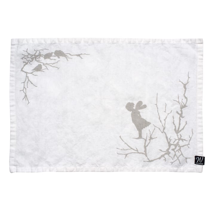 Alv placemat 33x47 cm - white - Wik & Walsøe