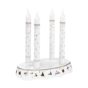 Christmas morning Story candle holder - White - Wik & Walsøe