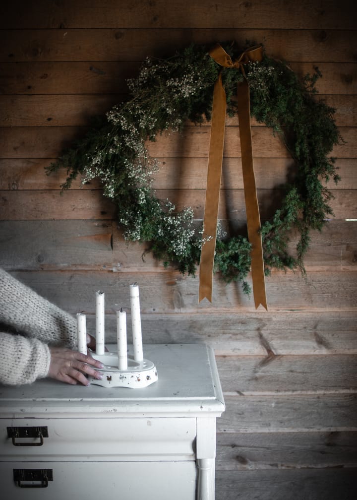 Christmas morning Story candle holder, White Wik & Walsøe