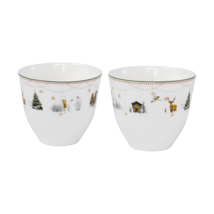 Christmas morning Story cup 2-pack 20 cl, White Wik & Walsøe